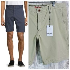 NEW! ROBERT GRAHAM MENS MARANA Shorts Khaki Size 34 NWT Chino Casual Summer